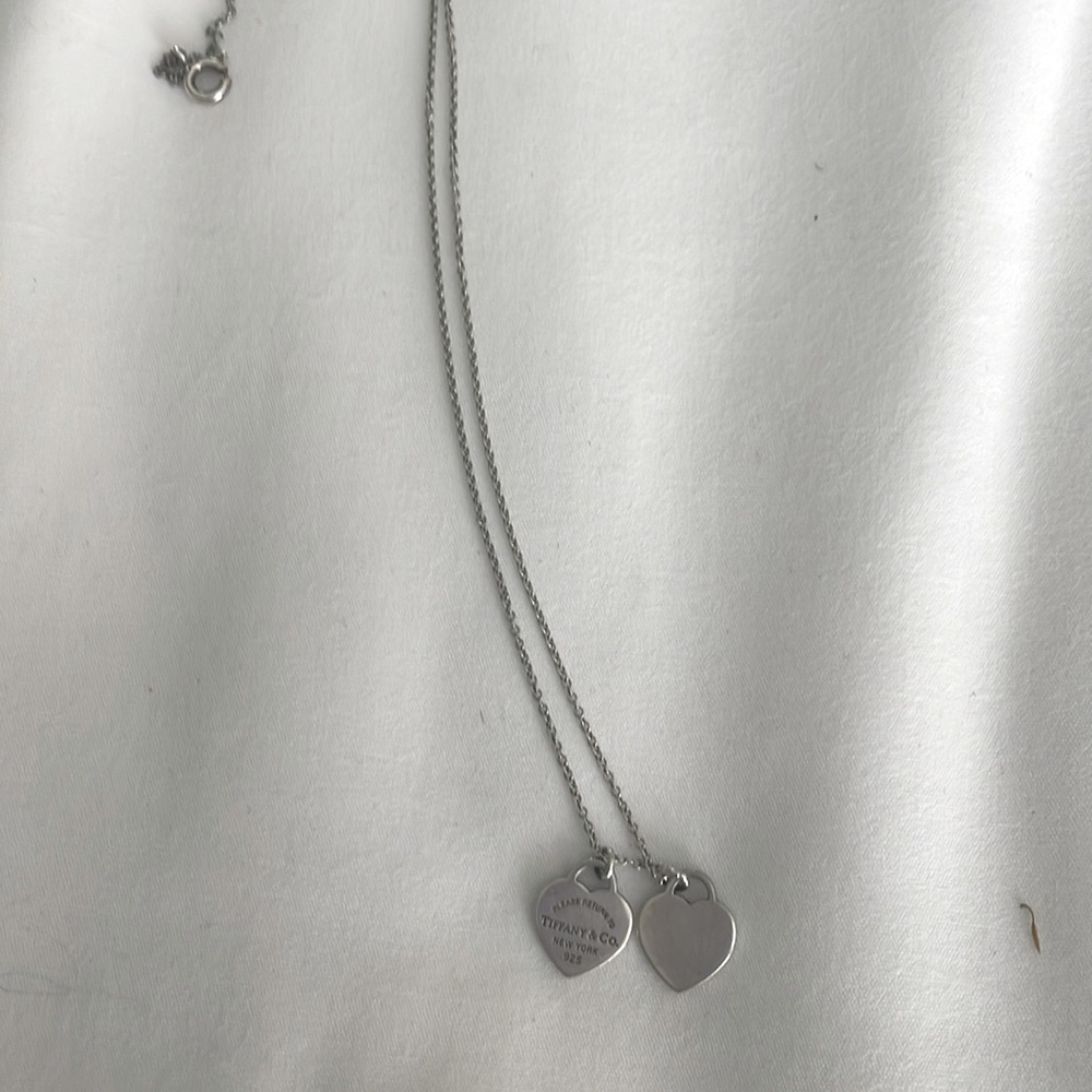 Tiffany’s sterling silver heart necklace